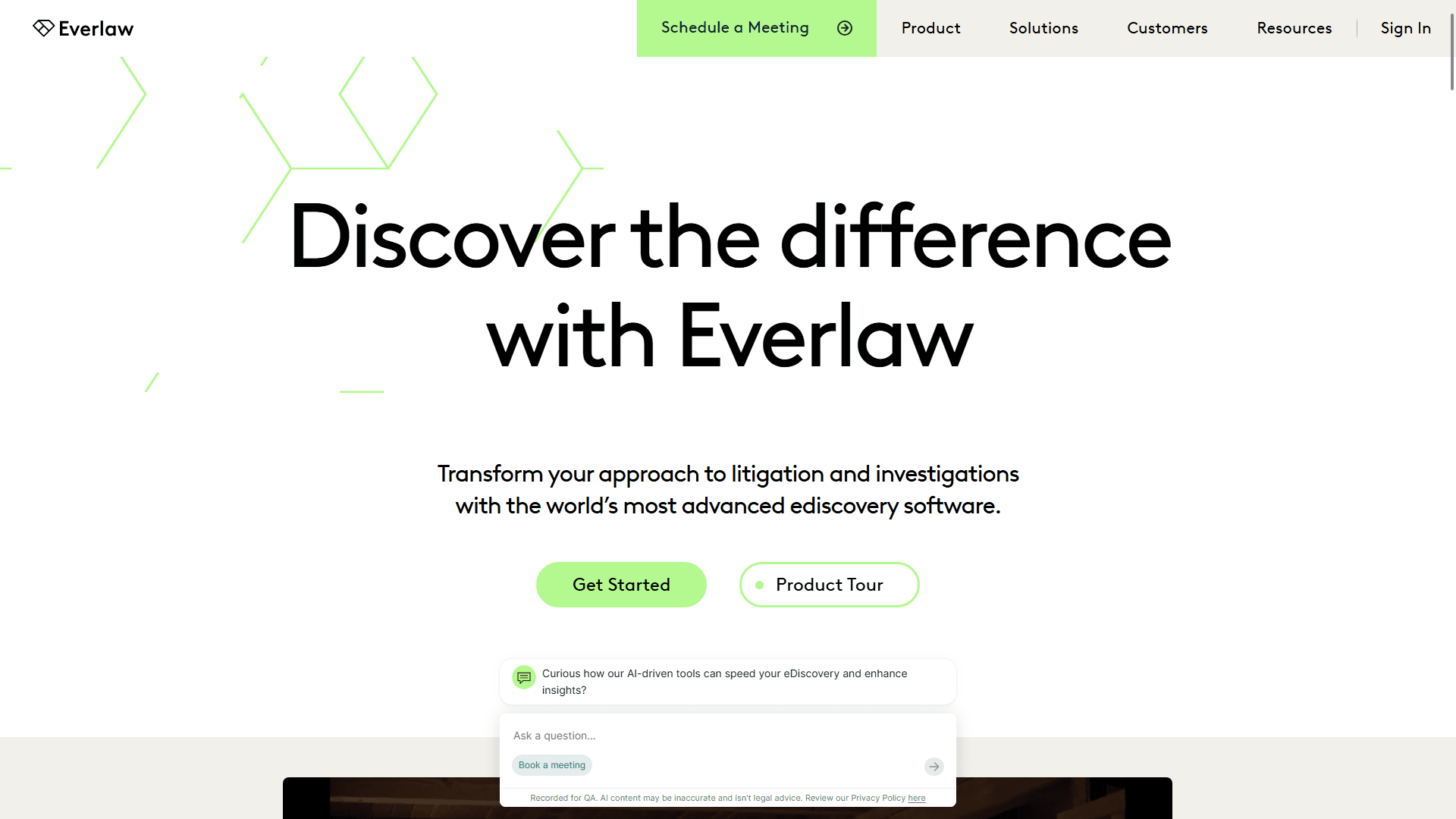 Everlaw screenshot 1
